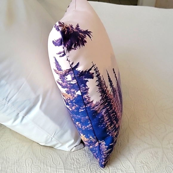 Society6 Mountain Forest Art Accent Pillow - Picture 2 of 5